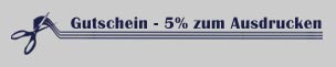 Gutschein -5% zum Ausdrucken